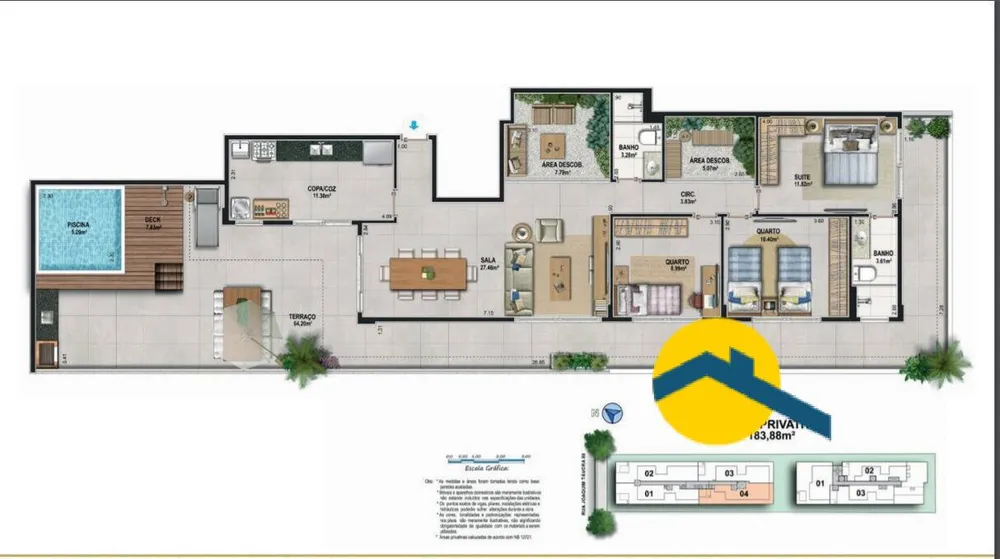 Apartamento, 1 quarto, 51 m² - Foto 69