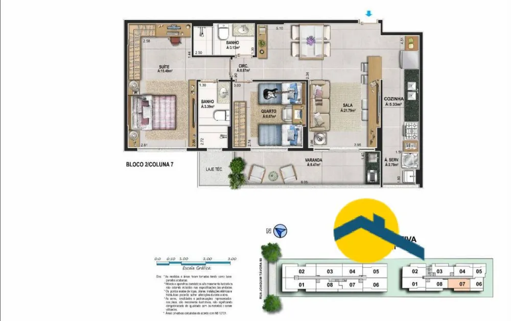 Apartamento, 1 quarto, 51 m² - Foto 55
