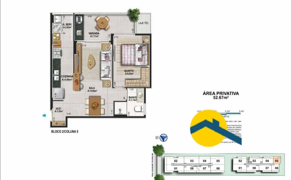 Apartamento, 1 quarto, 51 m² - Foto 73