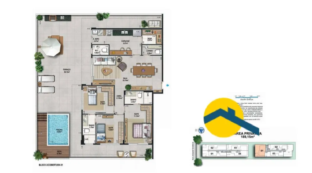 Apartamento, 1 quarto, 51 m² - Foto 77