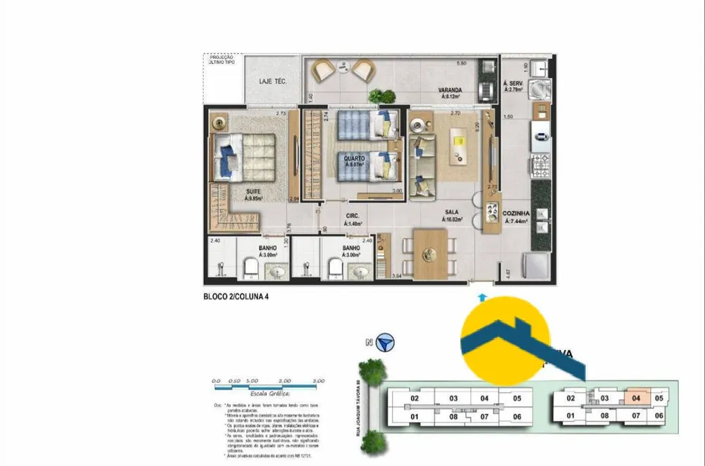 Apartamento, 3 quartos, 88 m² - Foto 52