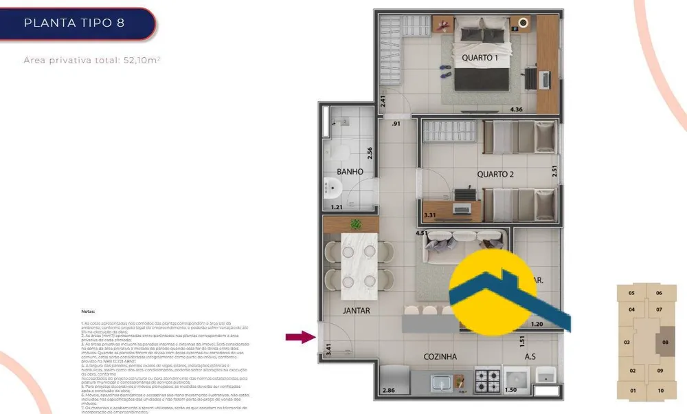Apartamento, 1 quarto, 45 m² - Foto 18
