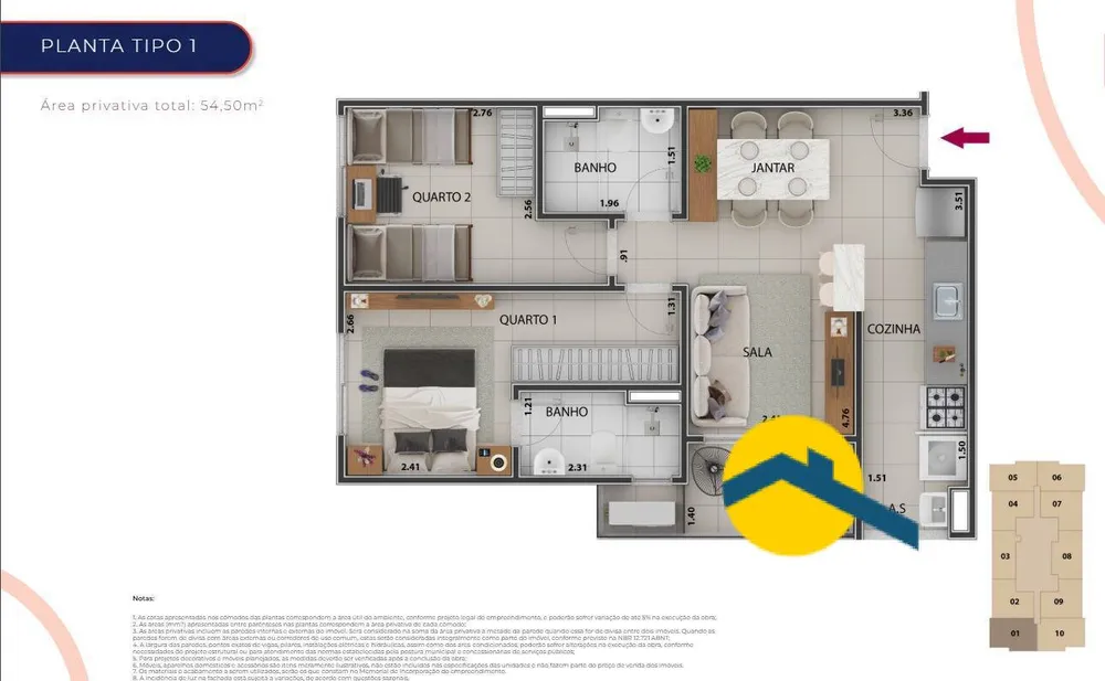 Apartamento, 1 quarto, 45 m² - Foto 16