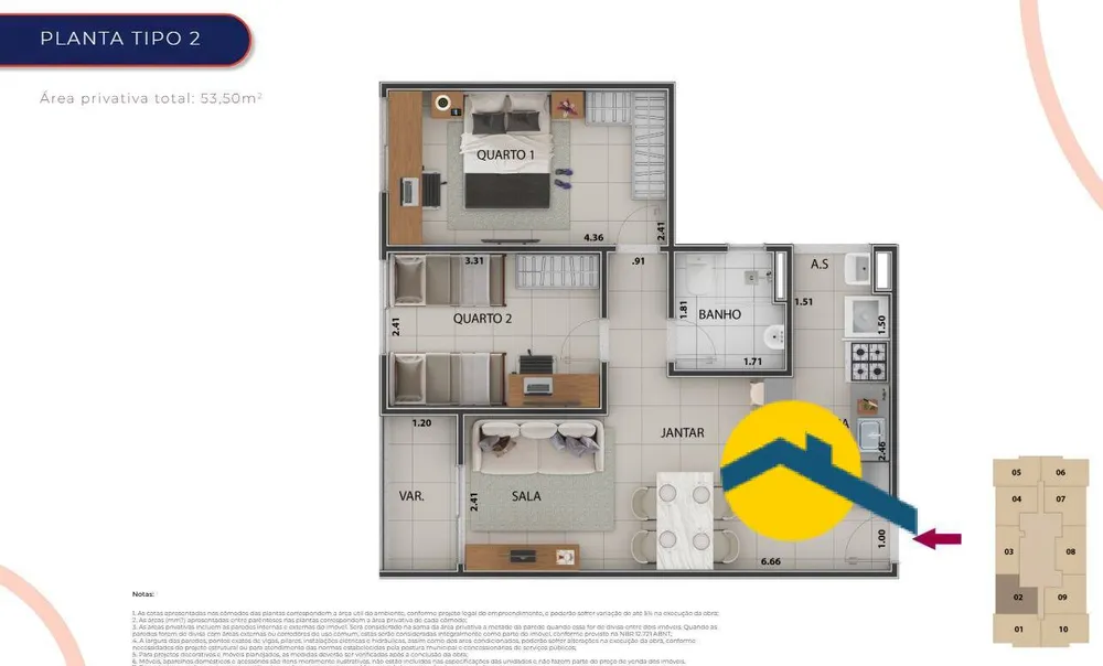 Apartamento, 1 quarto, 45 m² - Foto 19