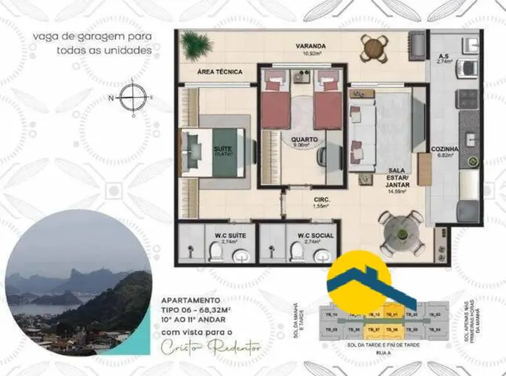 Apartamento, 2 quartos, 68 m² - Foto 12