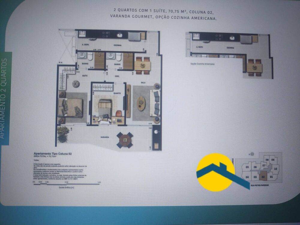 Apartamento, 1 quarto, 46 m² - Foto 4