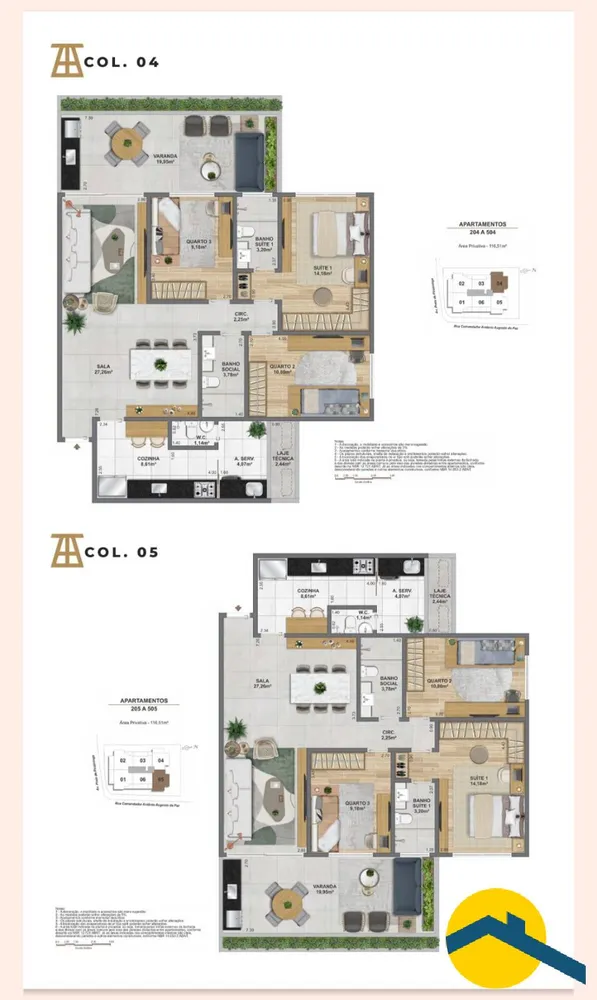 Apartamento, 3 quartos, 116 m² - Foto 5