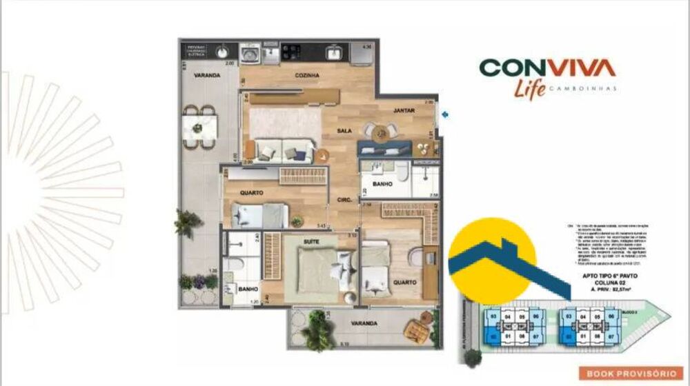 Apartamento, 3 quartos, 79 m² - Foto 11