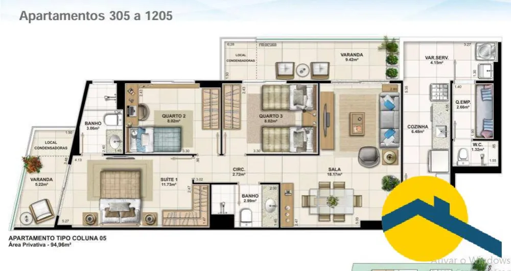 Apartamento, 3 quartos, 135 m² - Foto 24