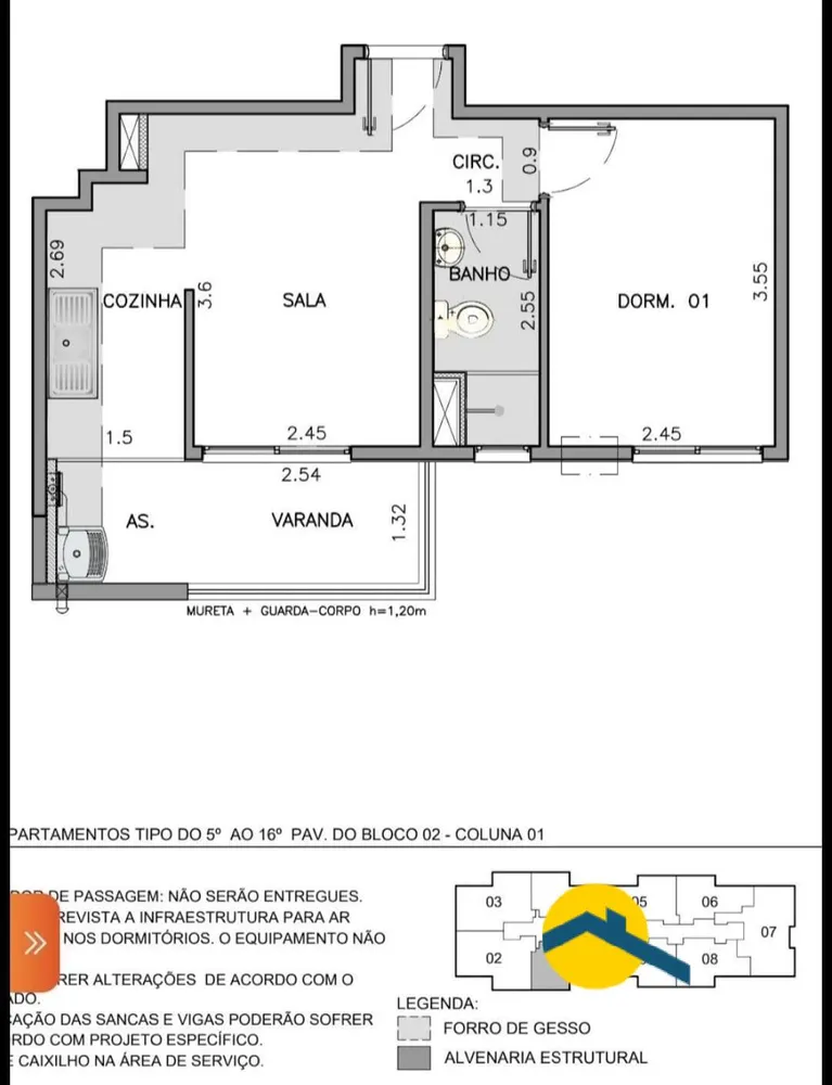 Apartamento, 1 quarto, 40 m² - Foto 10