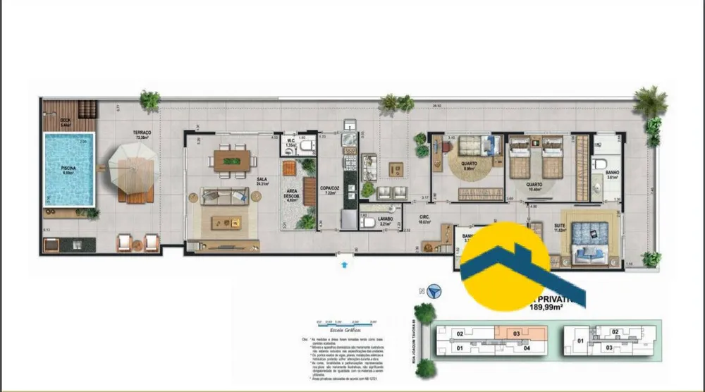 Cobertura, 2 quartos, 149 m² - Foto 69