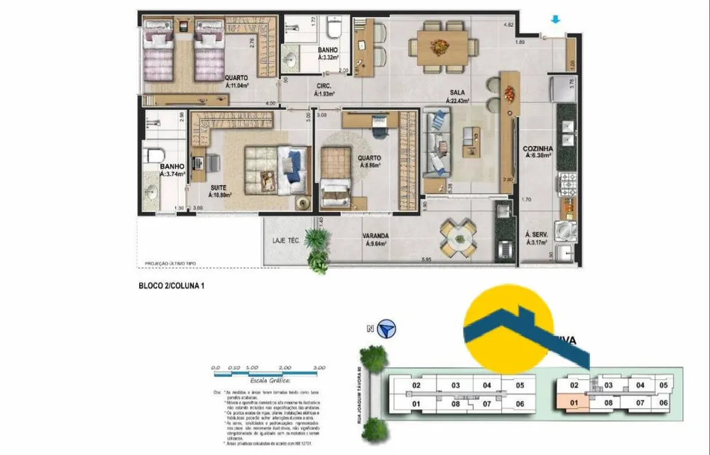 Cobertura, 2 quartos, 149 m² - Foto 63