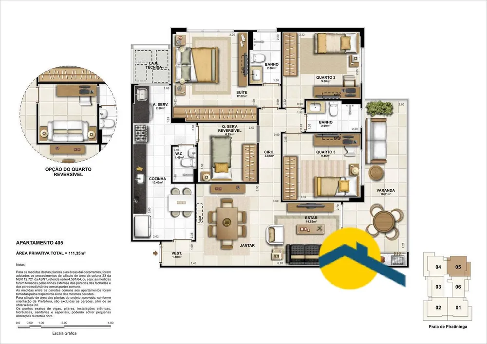 Apartamento, 3 quartos, 111 m² - Foto 18