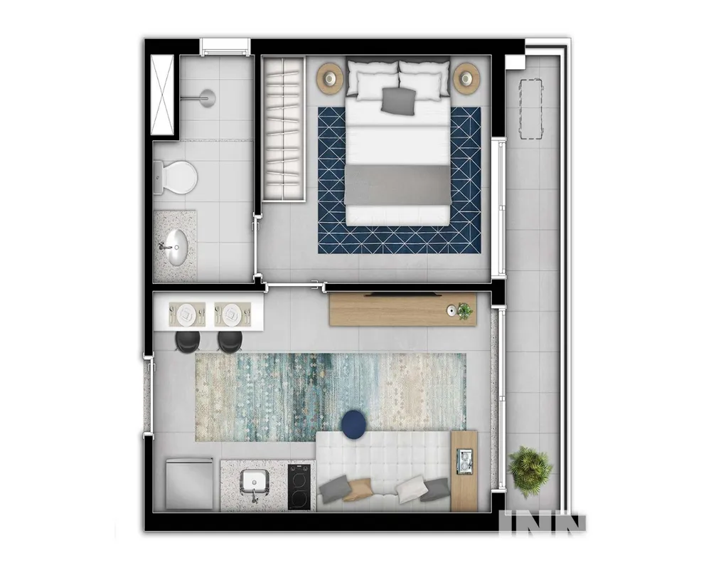 Apartamento, 1 quarto, 29 m² - Foto 7