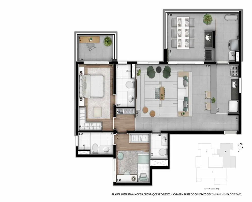 Apartamento, 2 quartos, 95 m² - Foto 6
