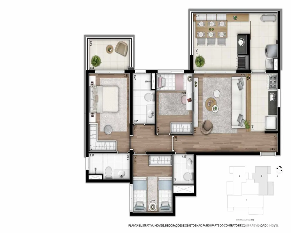 Apartamento, 2 quartos, 95 m² - Foto 5