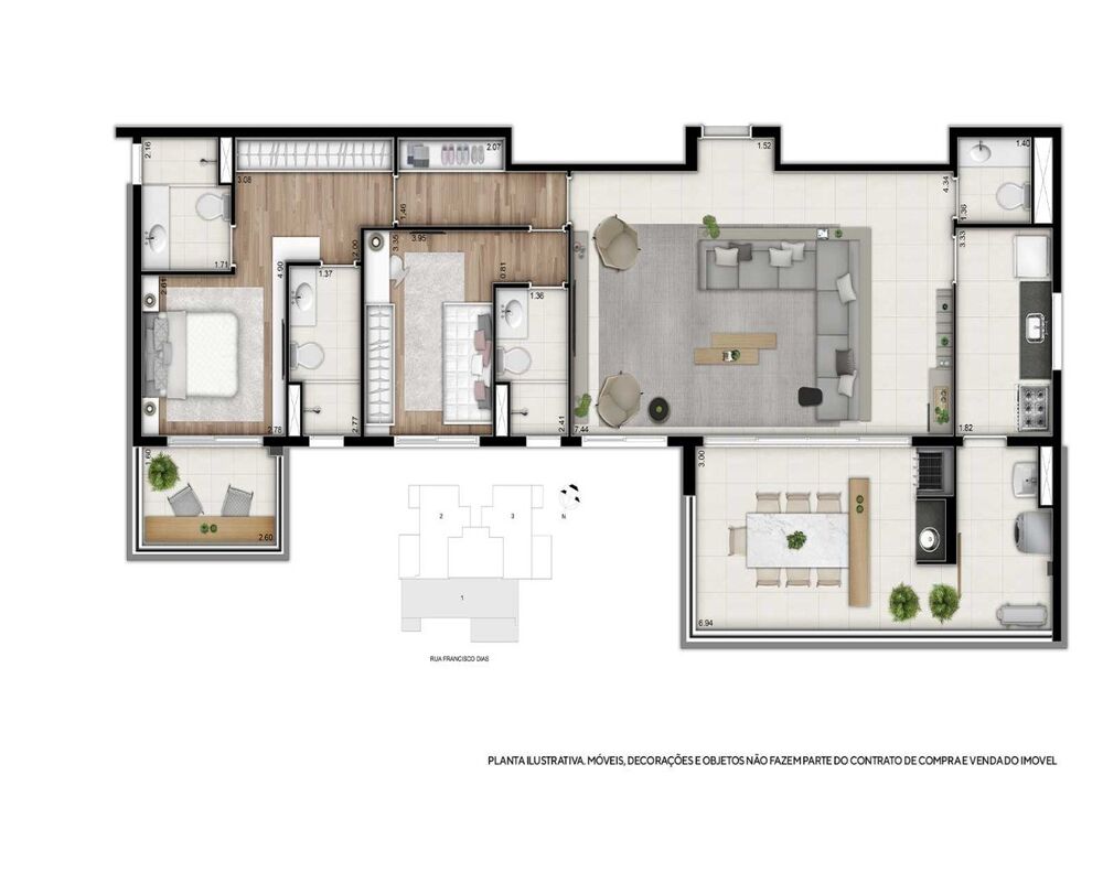 Apartamento, 2 quartos, 120 m² - Foto 5
