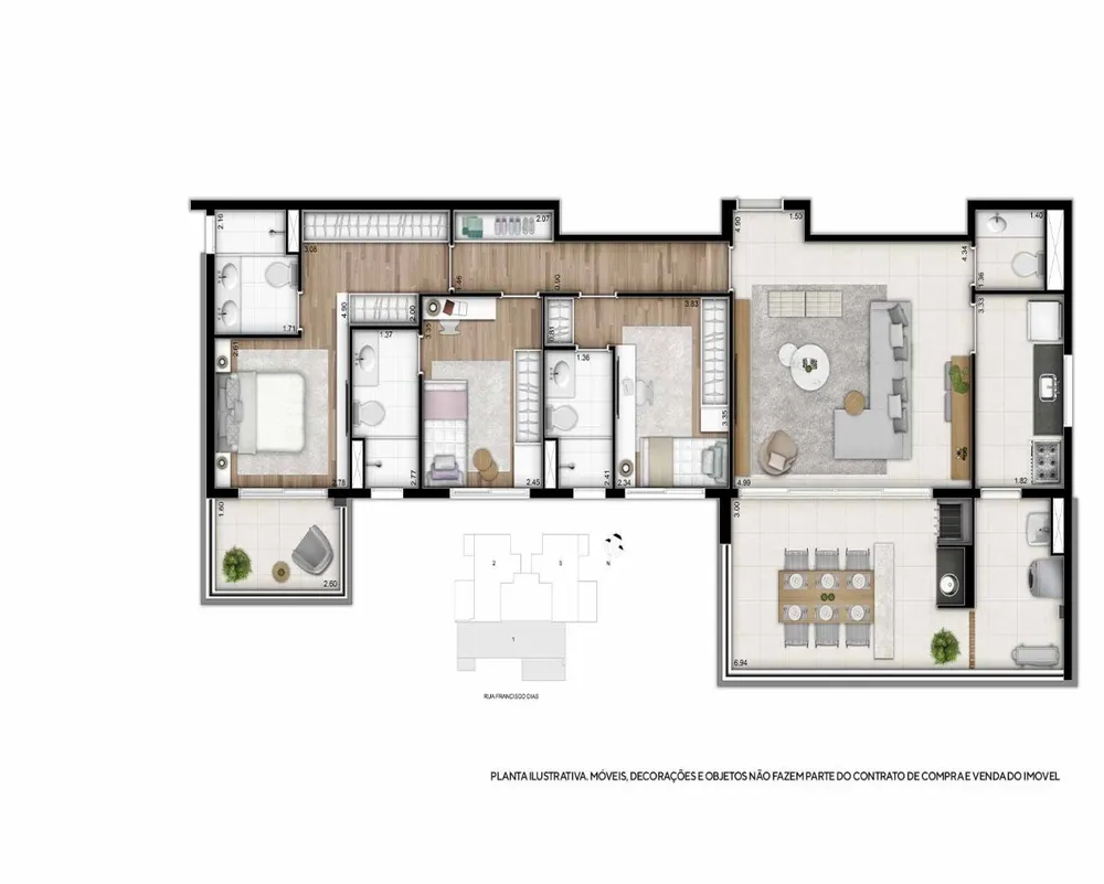 Apartamento, 2 quartos, 120 m² - Foto 5