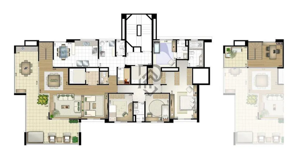 Apartamento, 3 quartos, 238 m² - Foto 5