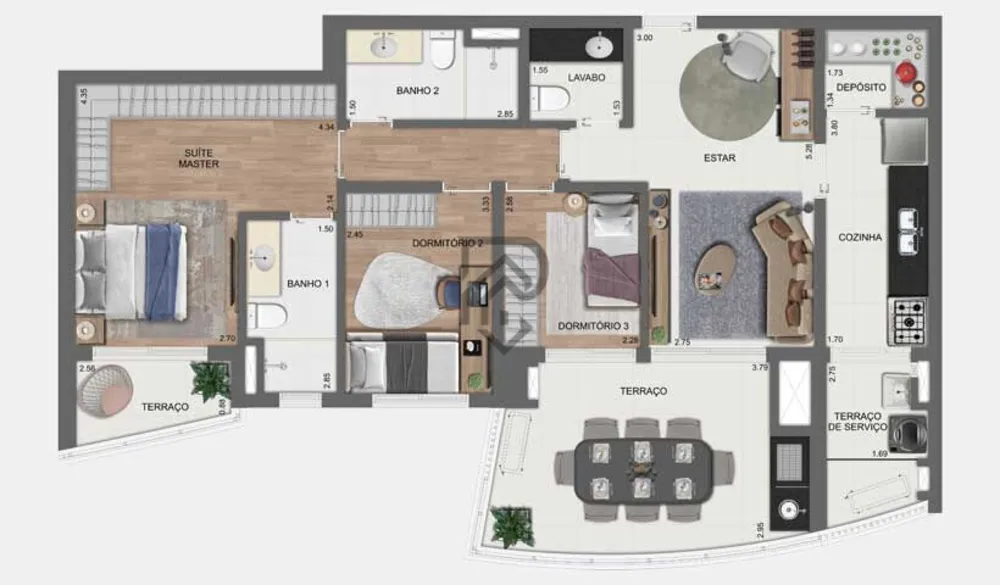 Apartamento, 3 quartos, 108 m² - Foto 5