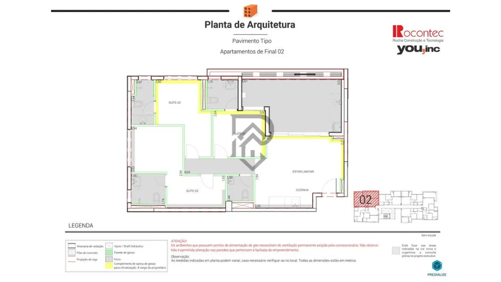 Apartamento, 3 quartos, 95 m² - Foto 2