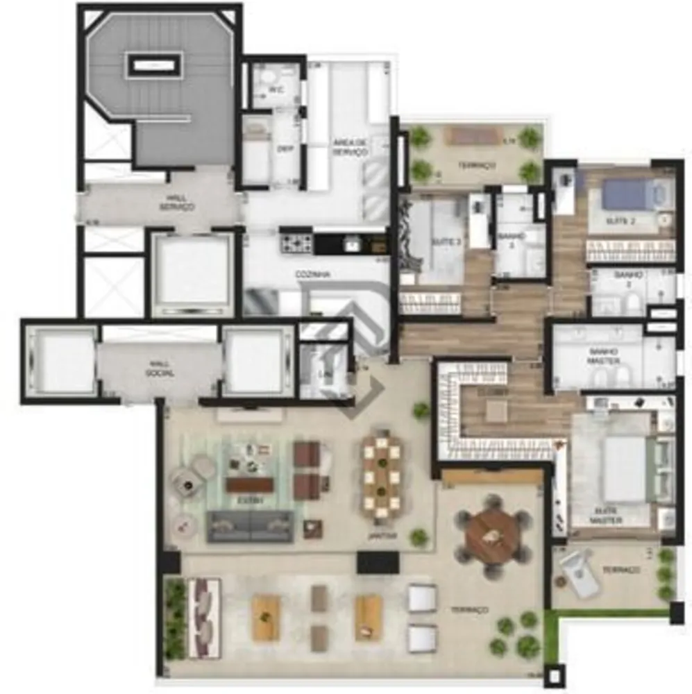 Apartamento, 3 quartos, 208 m² - Foto 6