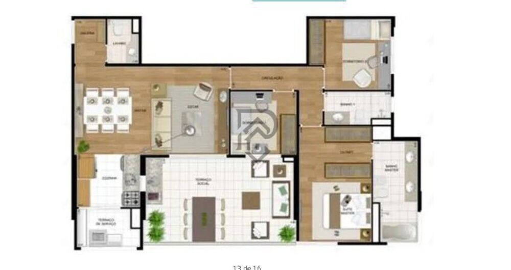 Apartamento, 3 quartos, 107 m² - Foto 4
