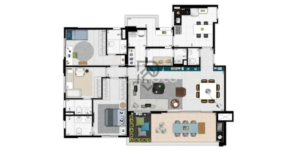 Apartamento, 4 quartos, 171 m² - Foto 8