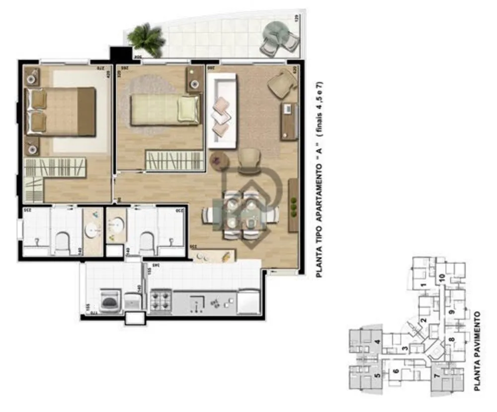 Apartamento, 2 quartos, 74 m² - Foto 8