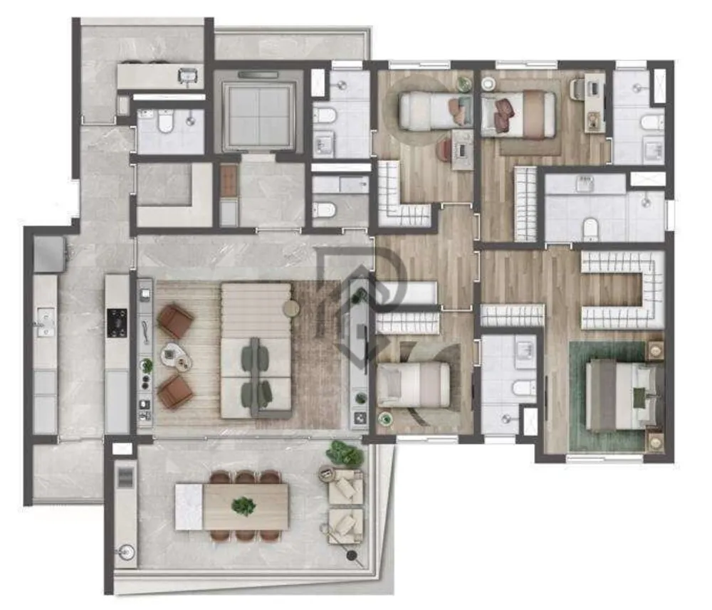 Apartamento, 3 quartos, 160 m² - Foto 7