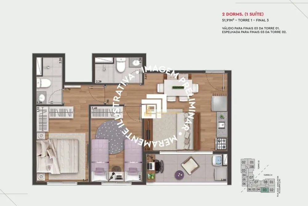 Apartamento, 1 quarto, 28 m² - Foto 20