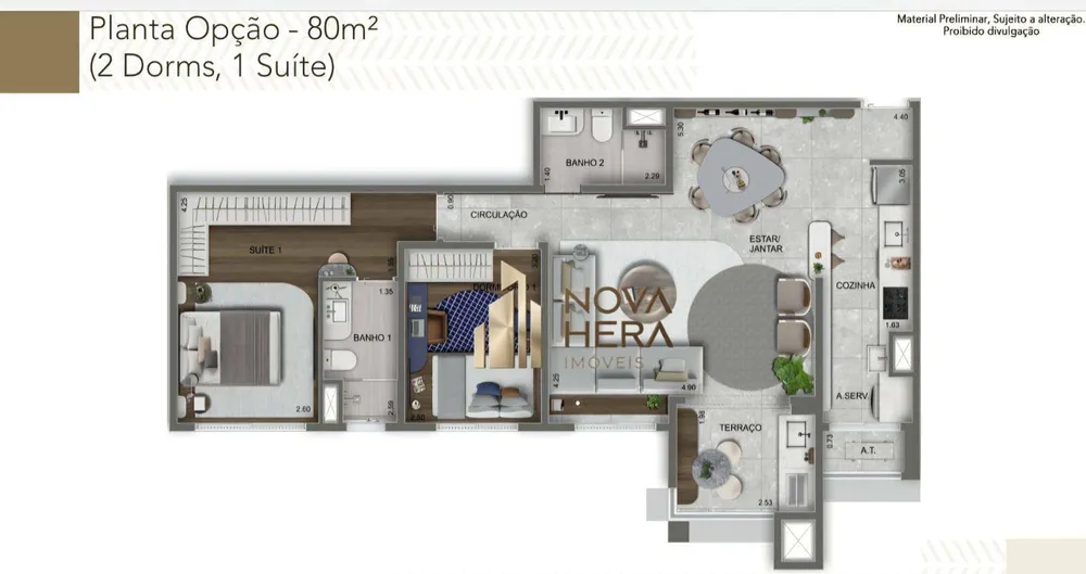 Apartamento, 2 quartos, 63 m² - Foto 13