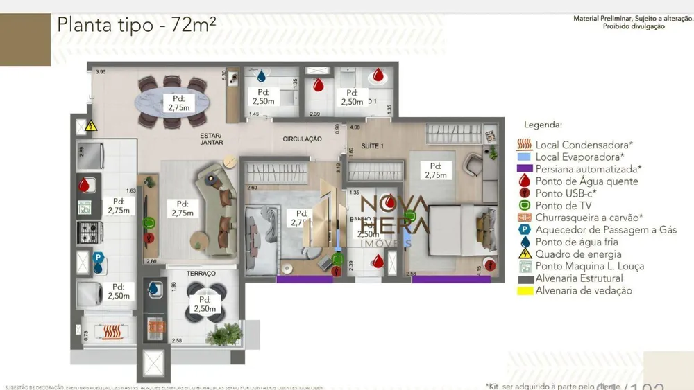 Apartamento, 2 quartos, 63 m² - Foto 12