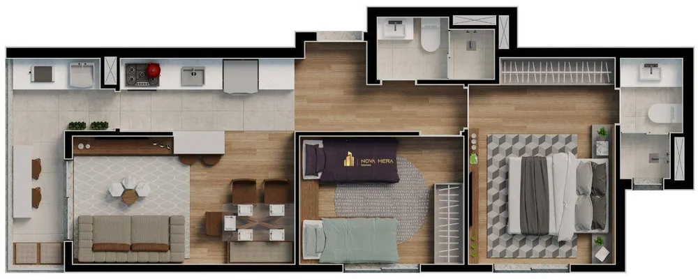 Apartamento, 2 quartos, 48 m² - Foto 23