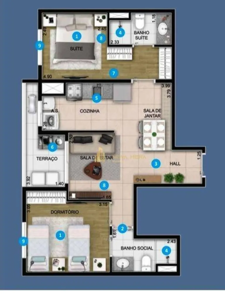 Apartamento, 2 quartos, 55 m² - Foto 18