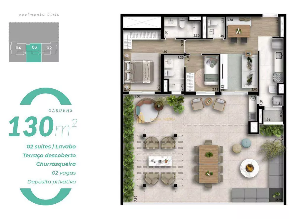 Apartamento, 2 quartos, 48 m² - Foto 4