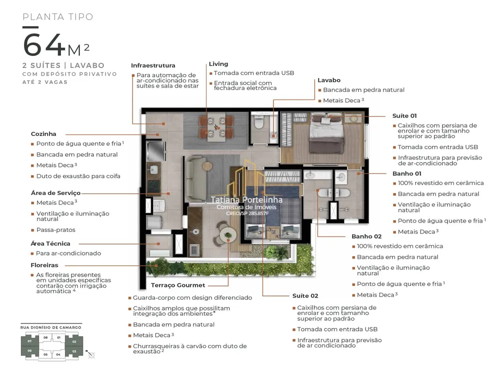 Apartamento, 2 quartos, 64 m² - Foto 4