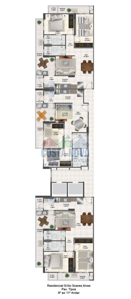 Apartamento à venda com 2 quartos, 80m² - Foto 11