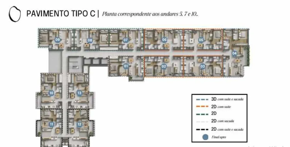 Apartamento, 2 quartos, 54 m² - Foto 1