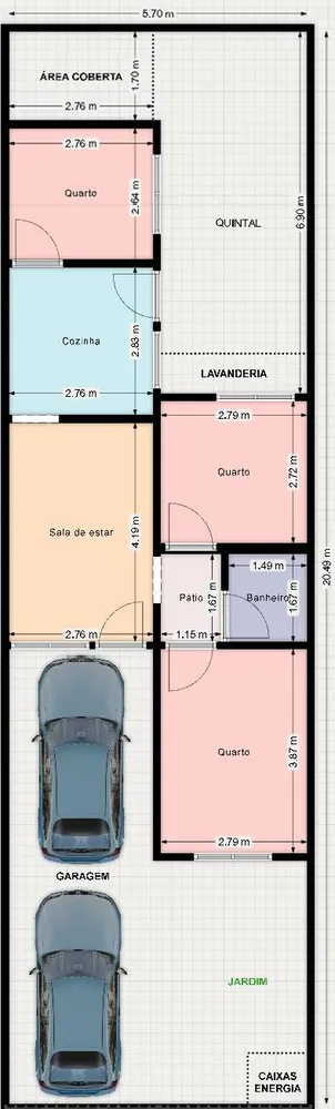 Casa, 3 quartos, 62 m² - Foto 16