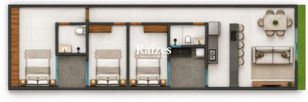 Casa, 3 quartos, 90 m² - Foto 3