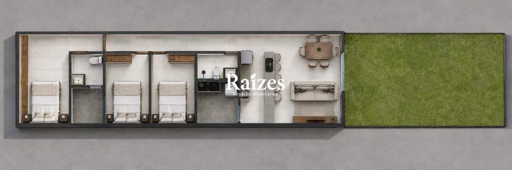 Casa, 3 quartos, 90 m² - Foto 2