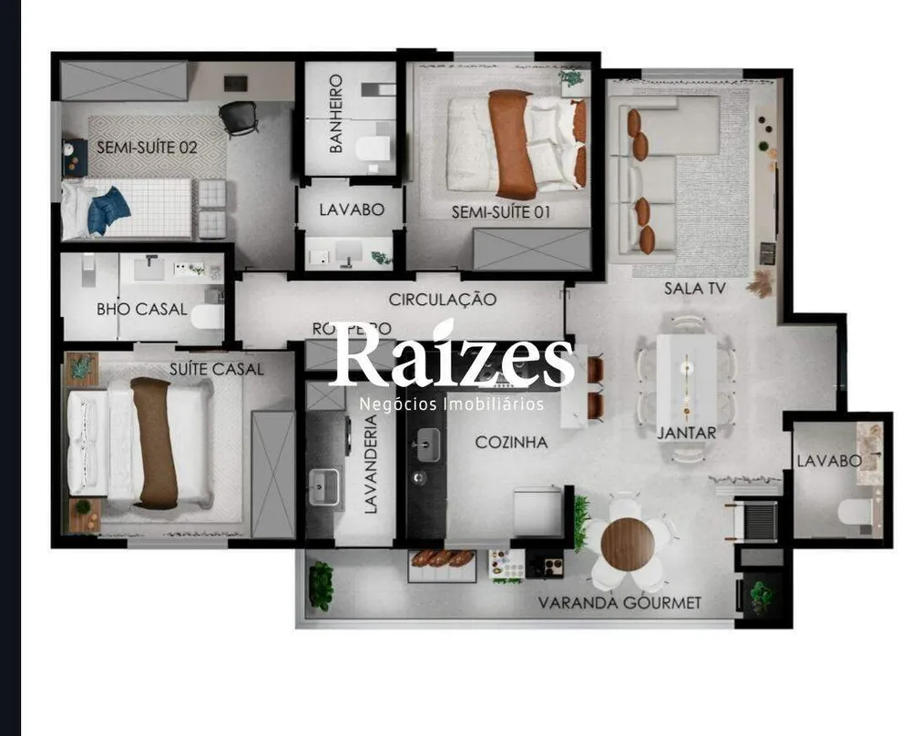 Apartamento, 3 quartos, 95 m² - Foto 4