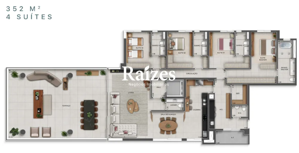 Apartamento, 3 quartos, 300 m² - Foto 4