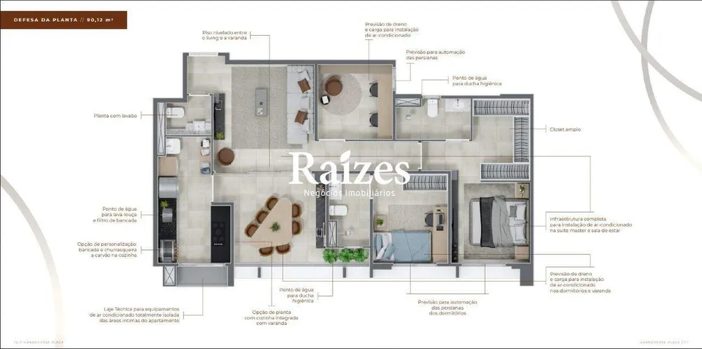Apartamento, 2 quartos, 90 m² - Foto 2