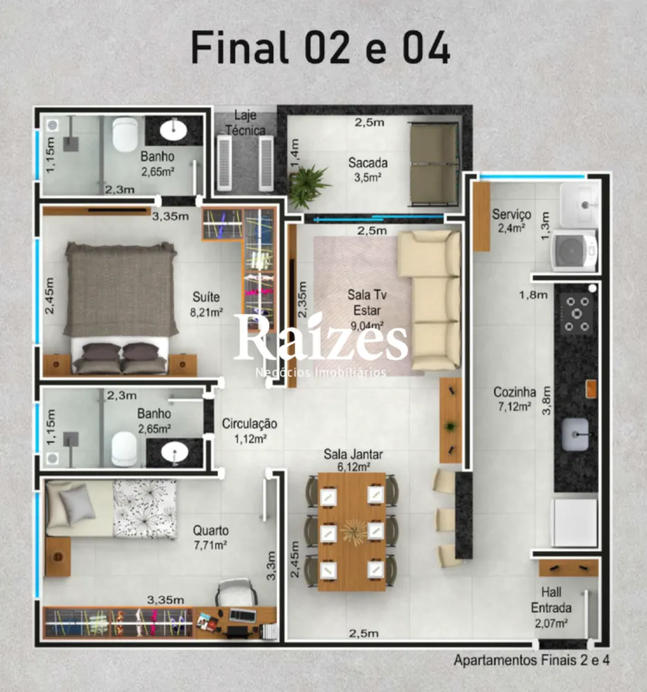 Apartamento, 62 m² - Foto 4