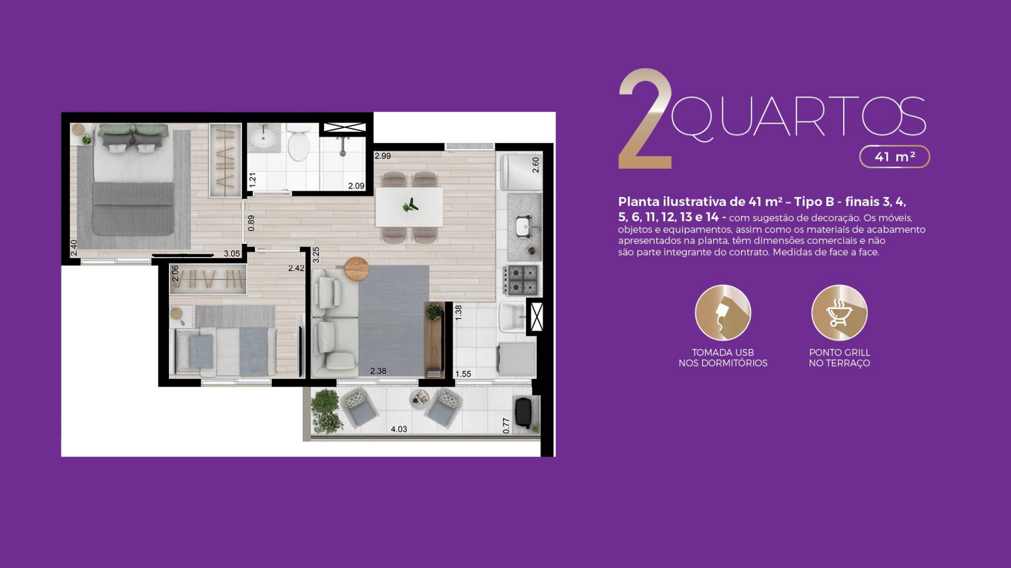 Apartamento, 2 quartos, 43 m² - Foto 25