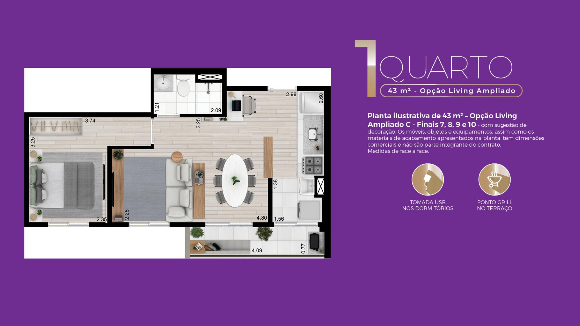 Apartamento, 2 quartos, 43 m² - Foto 24