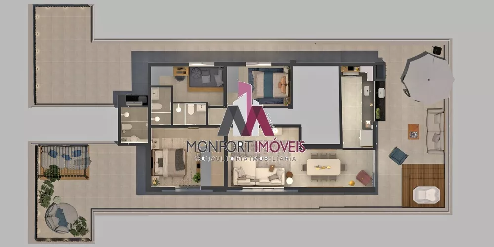 Cobertura, 3 quartos, 237 m² - Foto 8