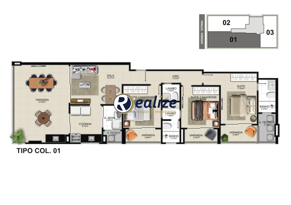 Apartamento, 2 quartos, 71 m² - Foto 4
